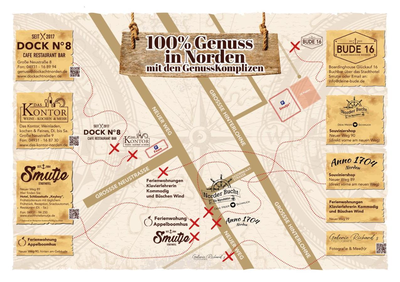Bude16 Boardinghouse Norden Luaran gambar